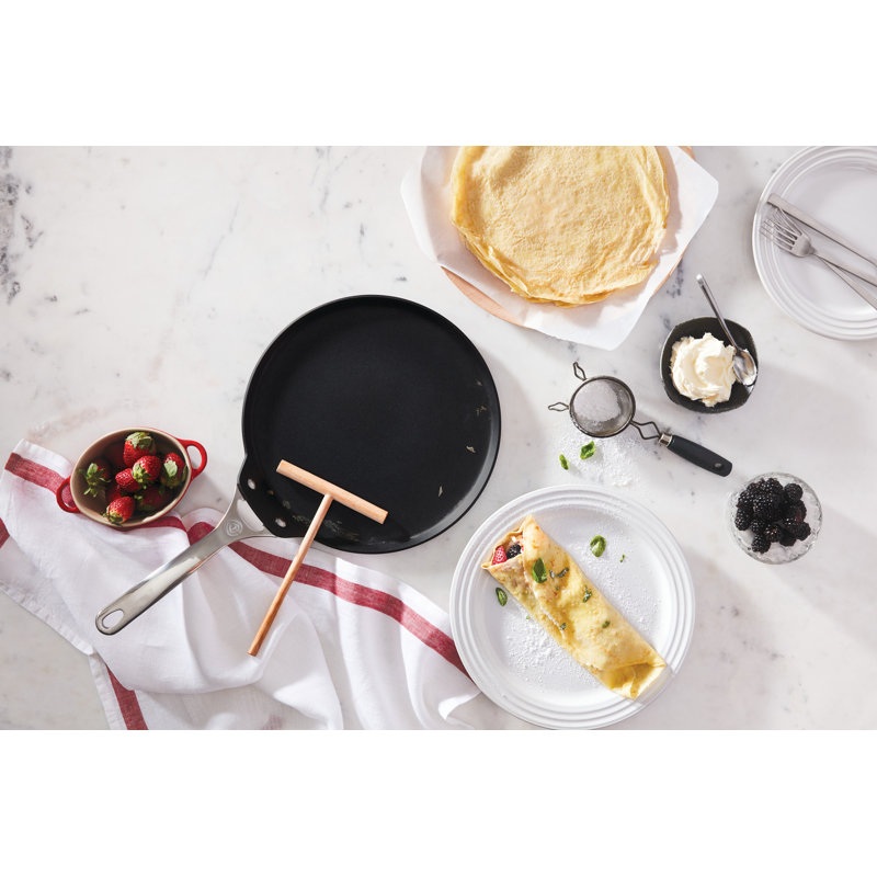 Le Creuset Toughened Nonstick Crepe Pan with Rateau & Reviews Wayfair